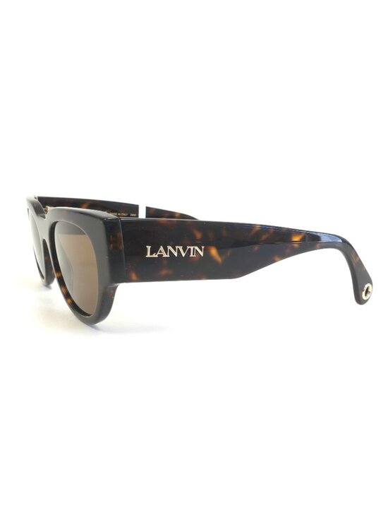 Lanvin LNV670S 234 51mm Rectangle Sunglasses Dark Tortuise / Brown main image 4